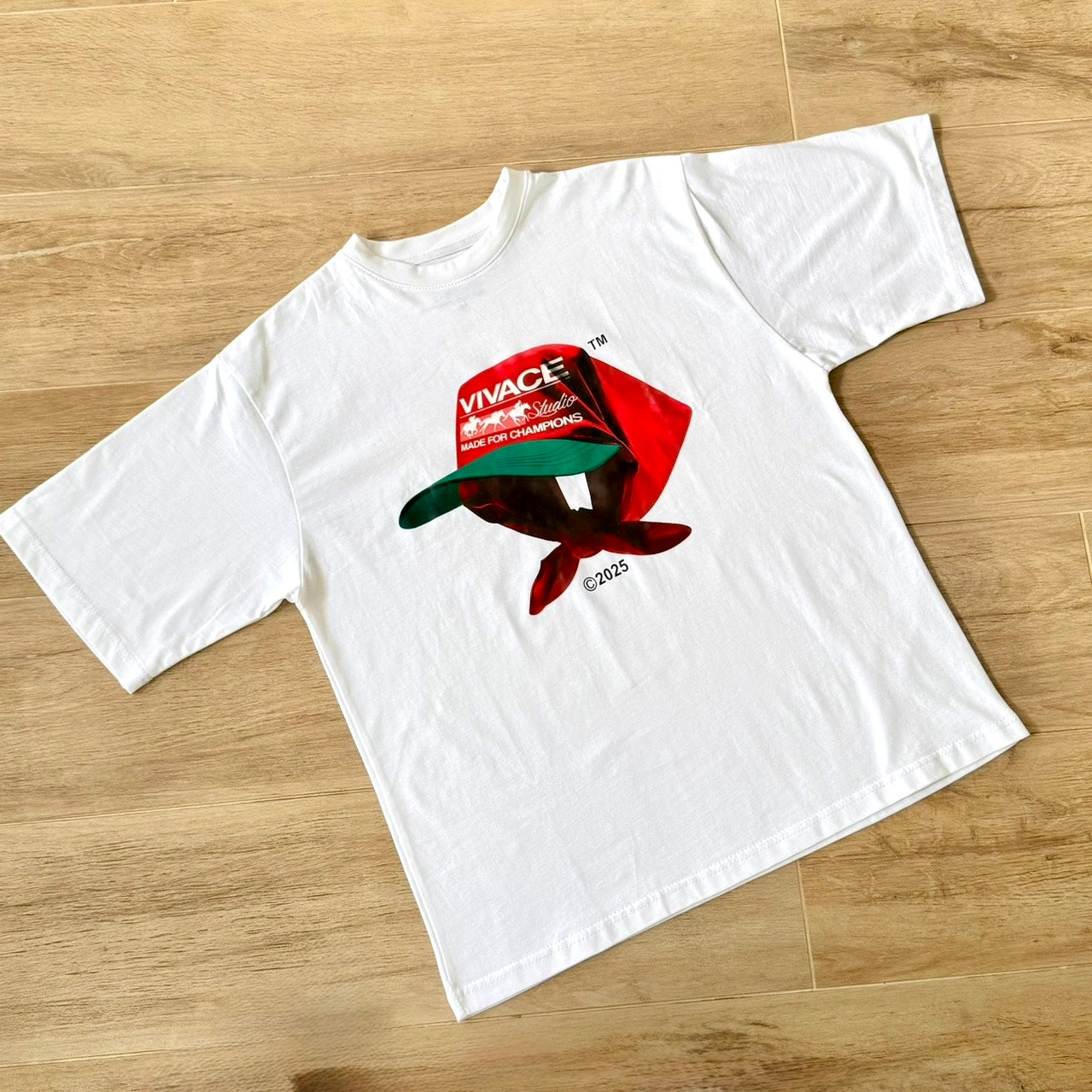 t-shirt bandana cap rouge