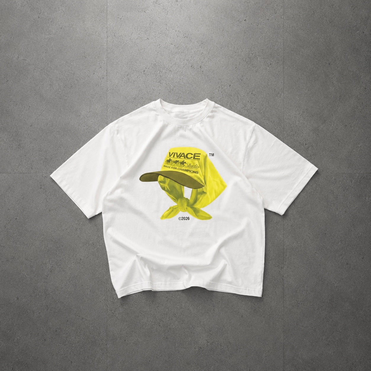 T-shirt Bandana jaune