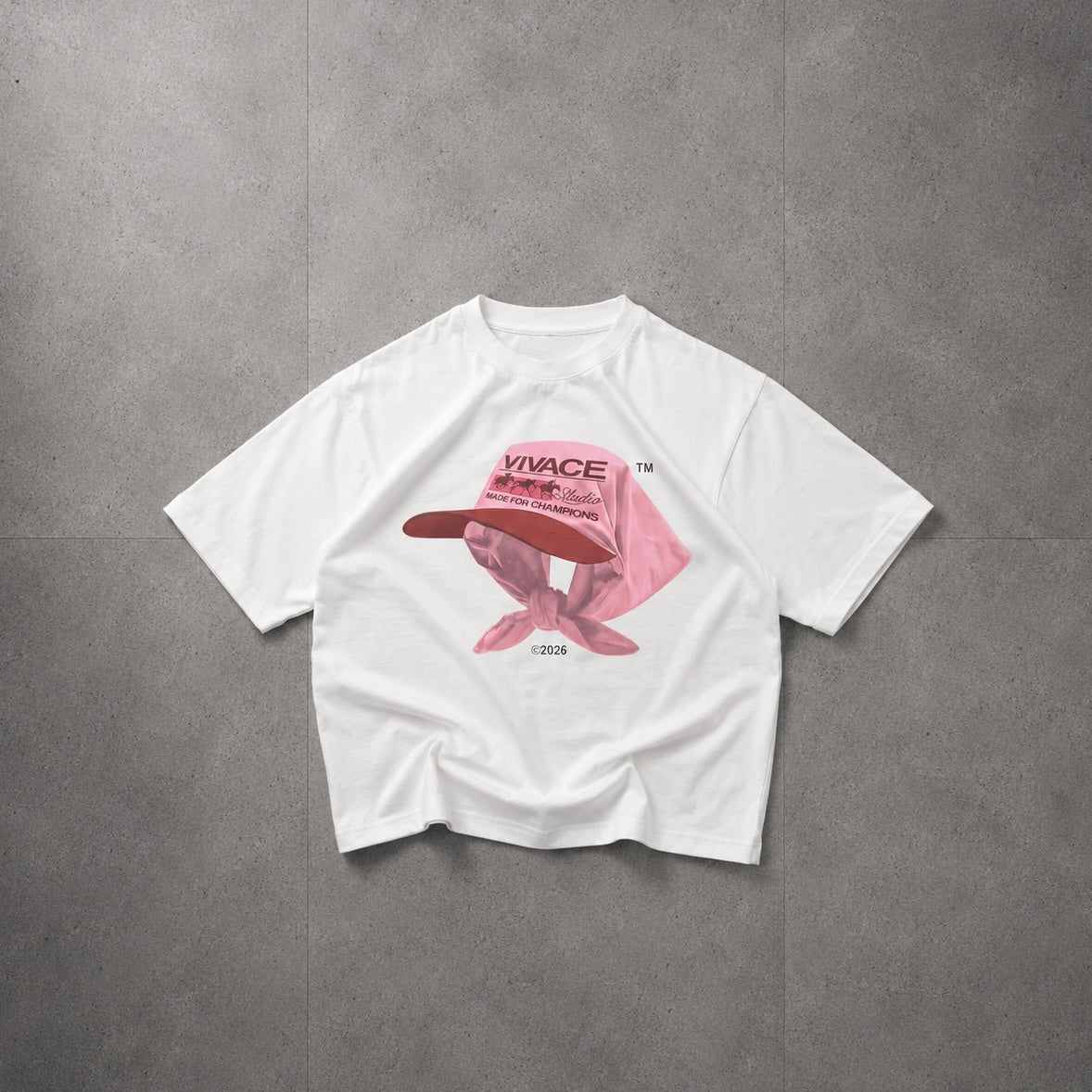 T-shirt Bandana rose