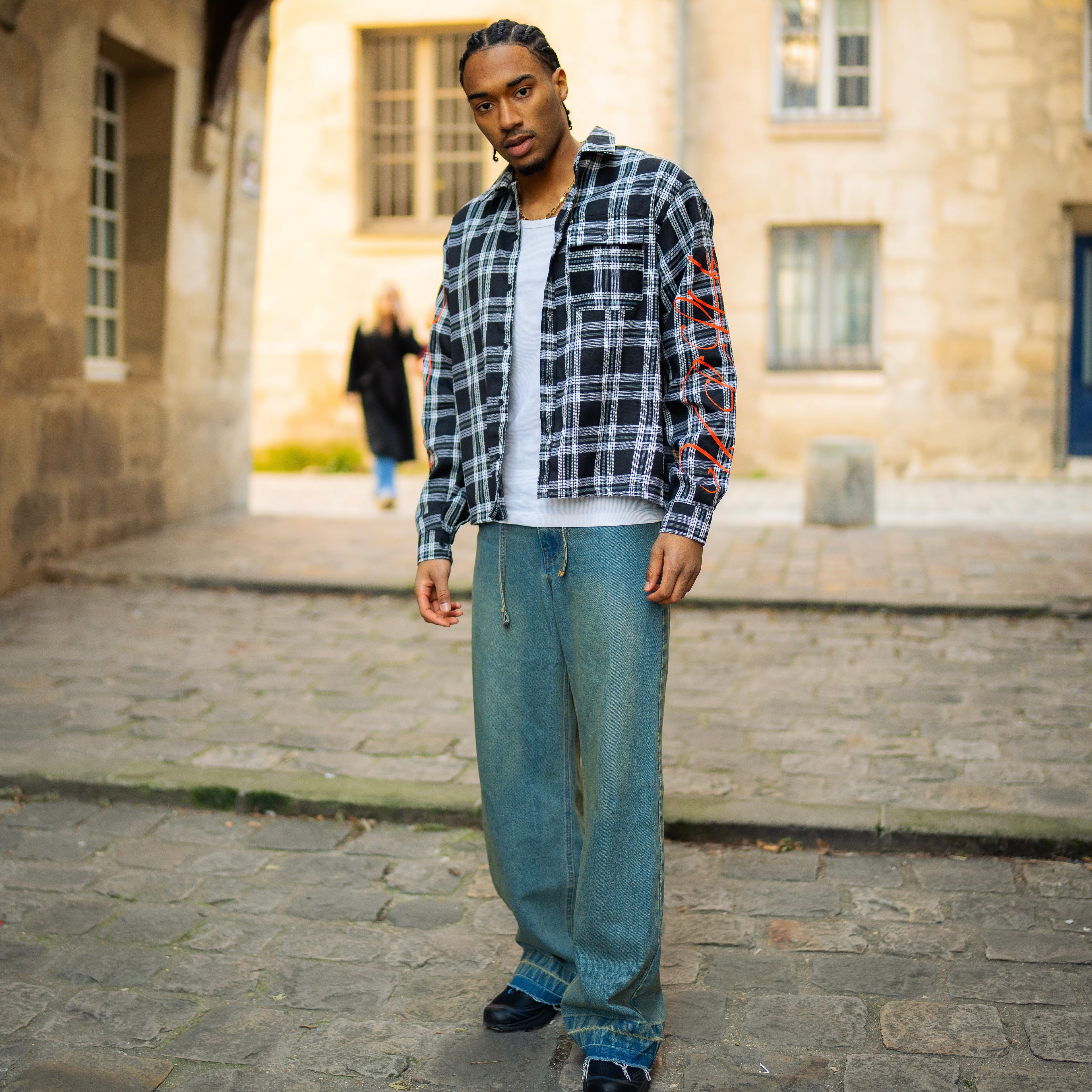 Chemise Graffiti Check