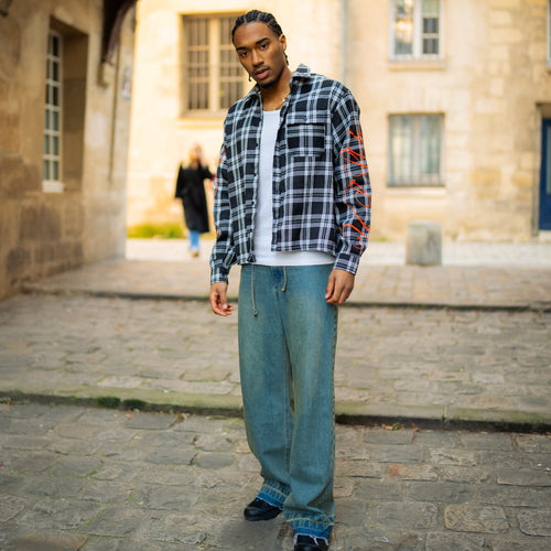 Chemise Graffiti Check