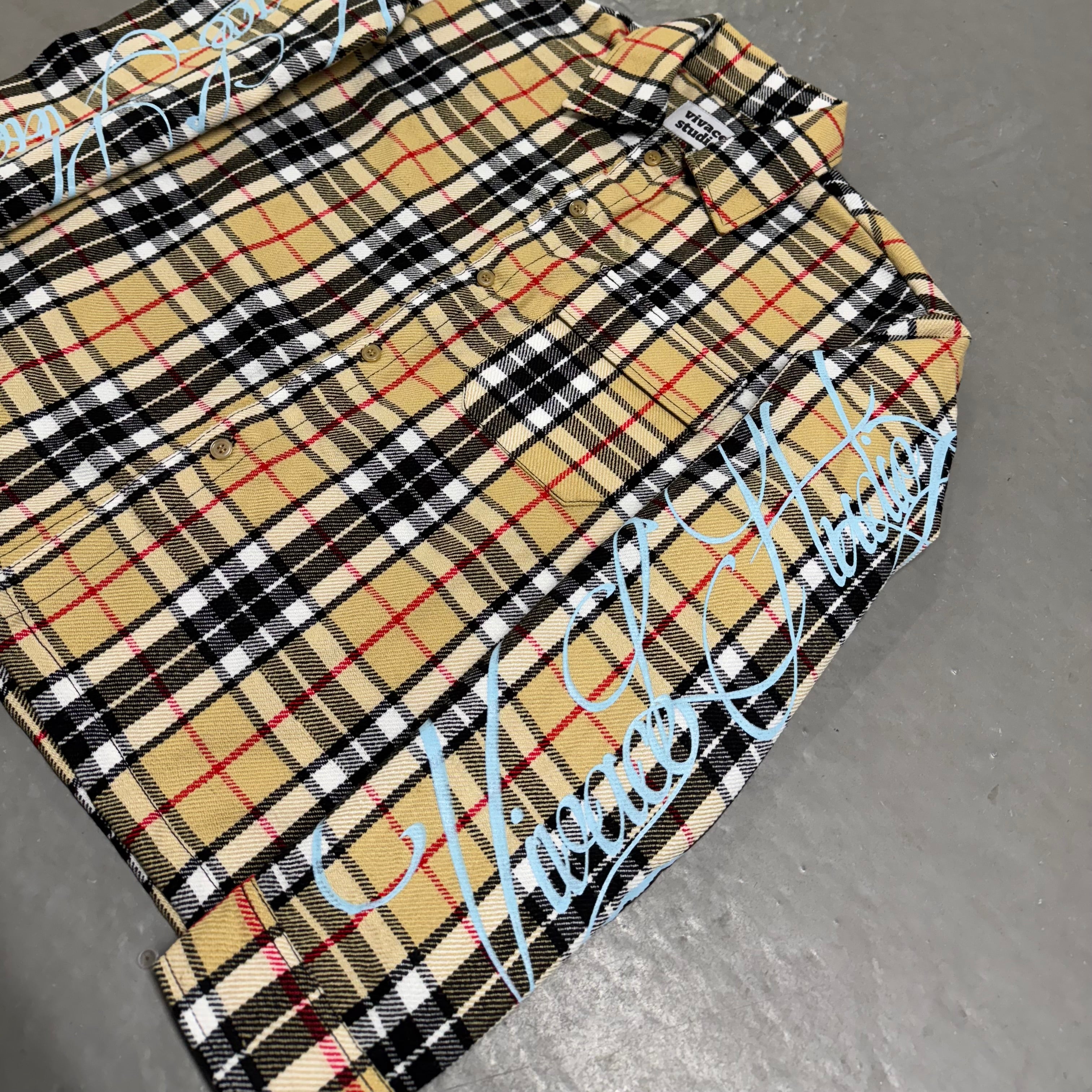 Chemise Graffiti Check