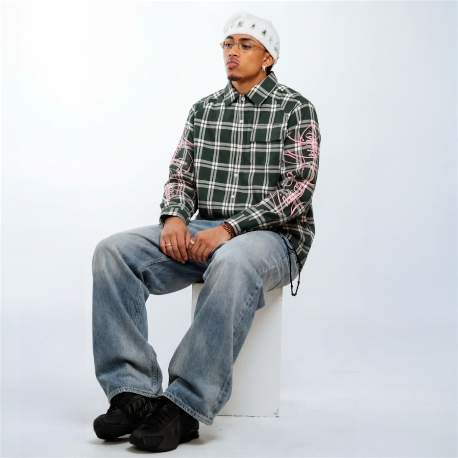 Chemise Graffiti Check