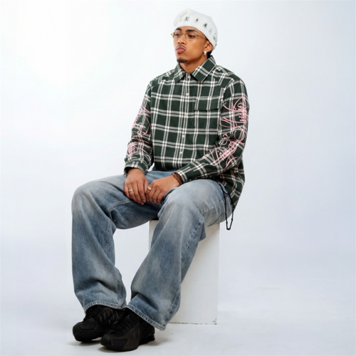 Chemise Graffiti Check