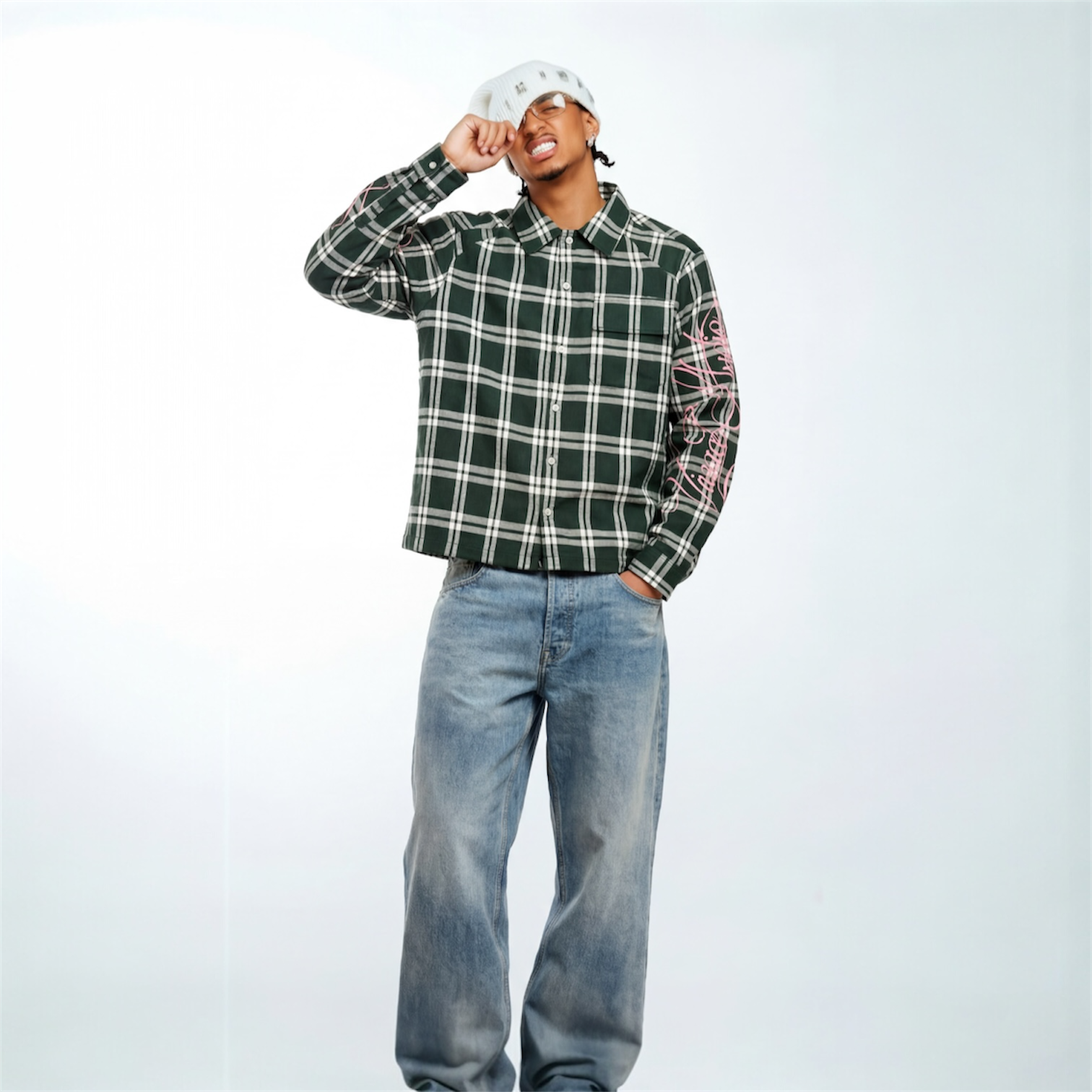 Chemise Graffiti Check