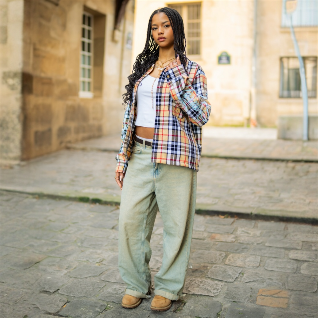 Chemise Graffiti Check